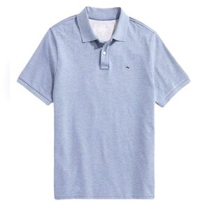 Vineyard Vines Egartown Polo Shirt Mens Large Blue Whale Logo